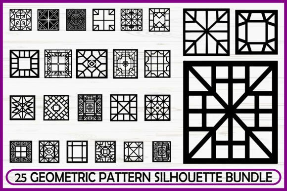 Download 25 Modern Geometric Pattern SVG Bundle - Svg Collection