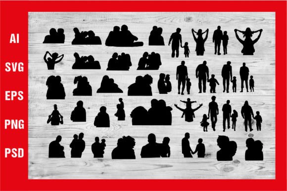Download Dad Silhouette Bundle, Father's Day SVG - Svg Collection