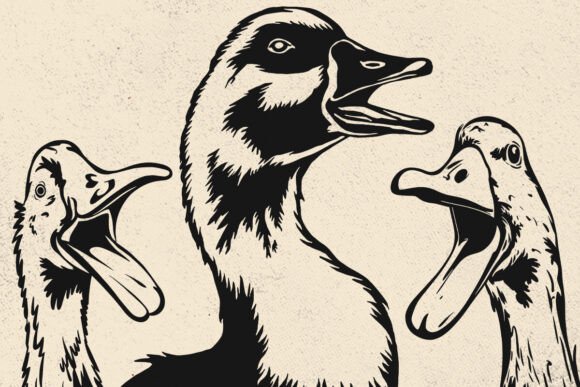 Download Funny Goose SVG, Silhouette Vector Files - Svg Collection