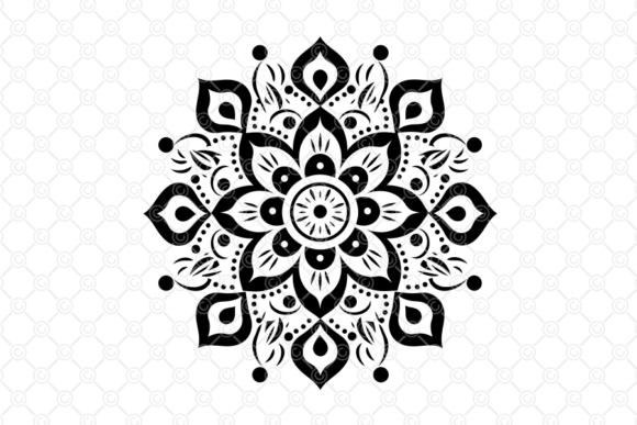 Download Indian Rangoli SVG, Decorative Art, 043 - Svg Collection