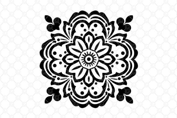Download Indian Rangoli SVG, Decorative Art, 032 - Svg Collection