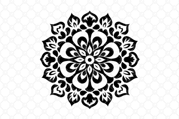 Download Indian Rangoli SVG, Decorative Art, 055 - Svg Collection