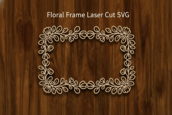Download Floral Frame Laser Cut SVG - Svg Collection