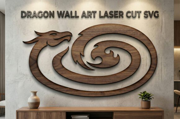 Download Dragon Wall Art Laser Cut SVG - Svg Collection