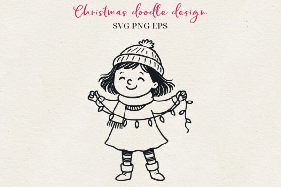 Download Hand-Drawn Christmas Character SVG PNG - Svg Collection