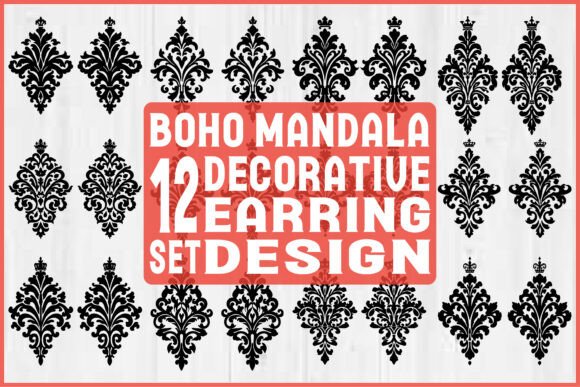 Download Boho Mandala Earring SVG Bundle - Svg Collection