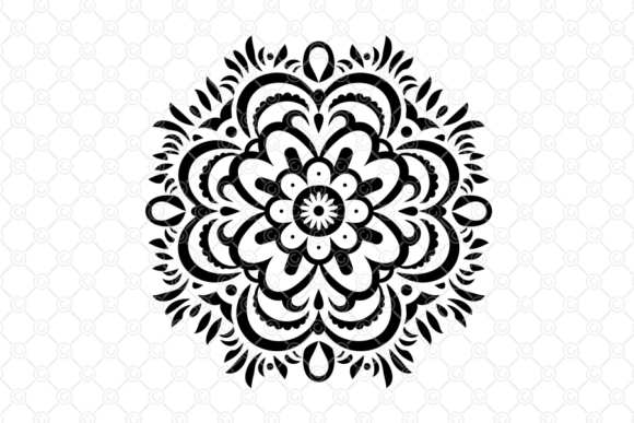 Download Indian Rangoli SVG, Decorative Art, 007 - Svg Collection