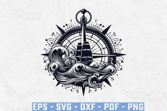 Download Compass with a Ship Svg, Cruise Ship Svg - Svg Collection