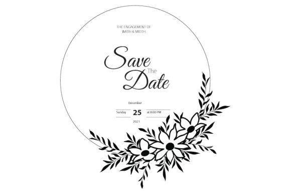 Download Hand Drawn Botanical Invitation Card SVG - Svg Collection