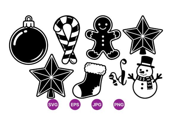 Download Festive Christmas SVG Clipart Set - Svg Collection