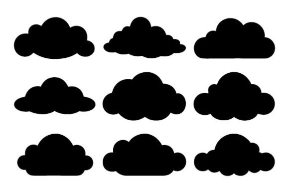 Download Cloud Svg,Cloud Silhouette Bundle - Svg Collection