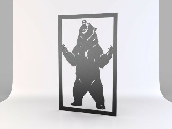 Download BEAR Wall Panel CNC STL SVG - Svg Collection