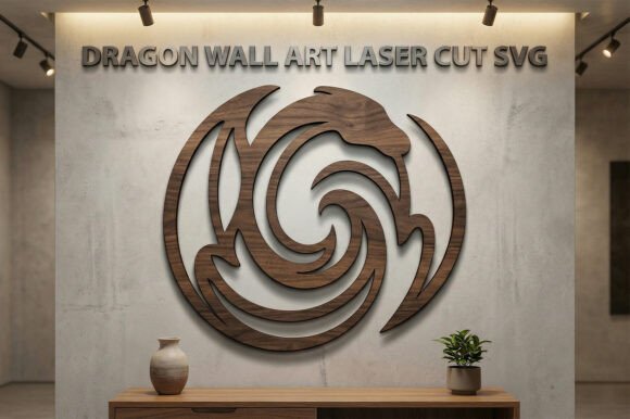 Download Dragon Wall Art Laser Cut SVG - Svg Collection
