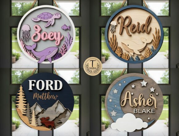 Download Personalized Name Sign SVG Bundle - Svg Collection