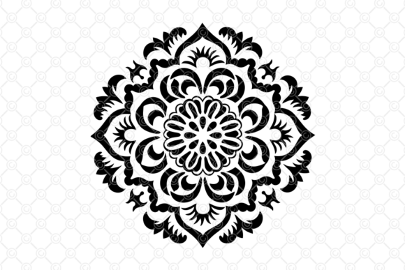 Download Indian Rangoli SVG, Decorative Art, 051 - Svg Collection