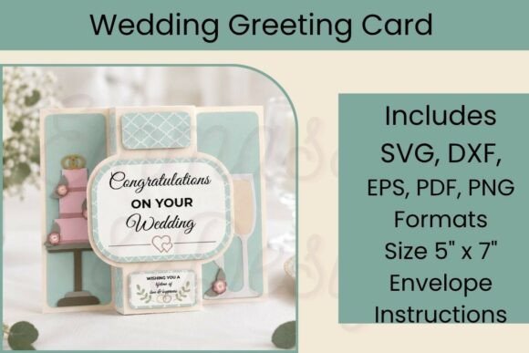 Download 3D Pop out Wedding Card SVG - Svg Collection