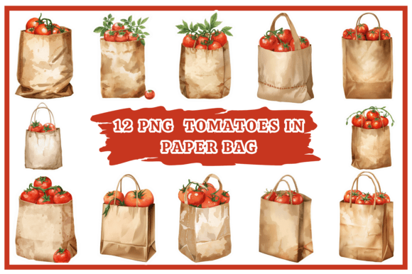 Download Tomatoes Watercolor Clipart Bundle #16 - Premium Resources