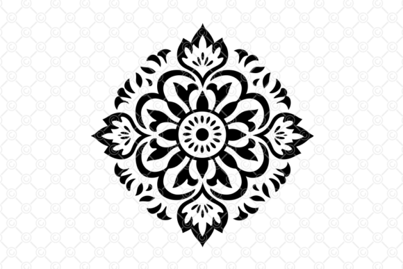 Download Indian Rangoli SVG, Decorative Art, 061 - Svg Collection