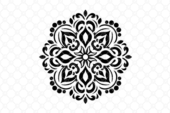 Download Indian Rangoli SVG, Decorative Art, 068 - Svg Collection