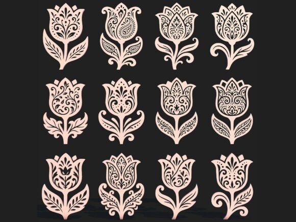 Download Tulip SVG + STL Design Pack - Svg Collection