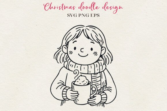 Download Hand-Drawn Christmas Character SVG PNG - Svg Collection
