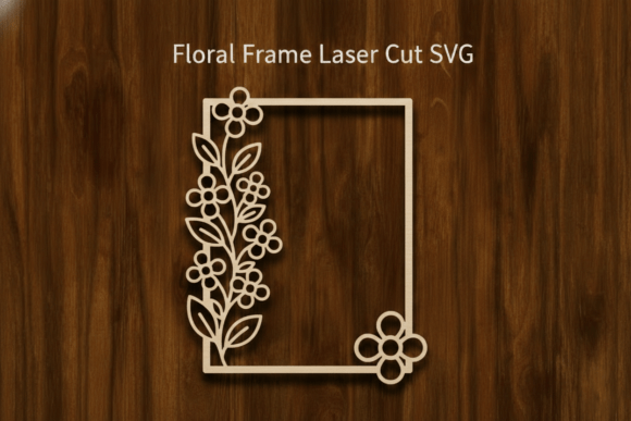 Download Floral Frame Laser Cut SVG - Svg Collection