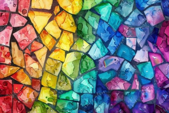 Download Colorful Abstract Mosaic - Abstract mosaic Collection
