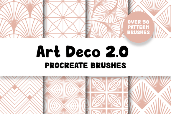Download Art Deco Patterns 2.0 Procreate Brushes - Premium Resources