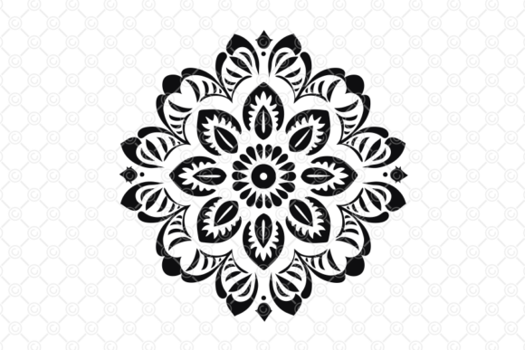 Download Indian Rangoli SVG, Decorative Art, 042 - Svg Collection