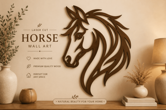 Download Horse Head Wall Art SVG,Laser Cut Files - Svg Collection